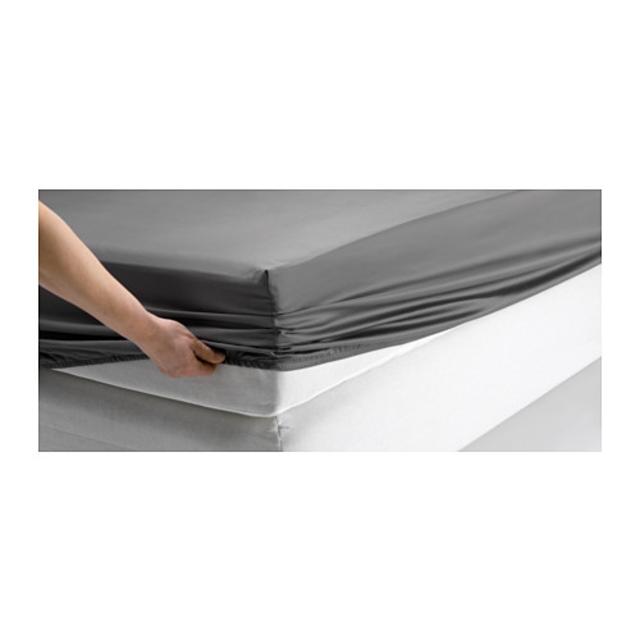GÄSPA				Fitted sheet, dark gray