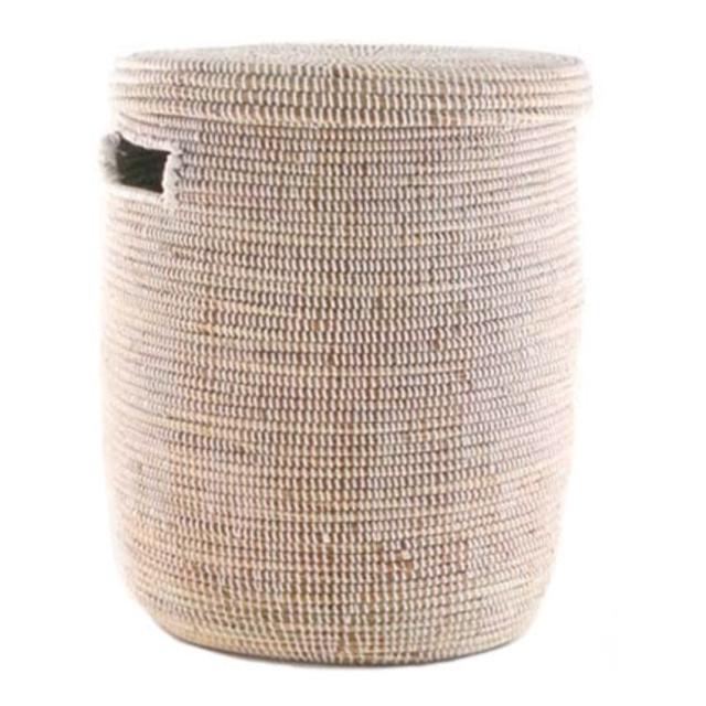 Woven Storage Laundry Basket - Flat Lid