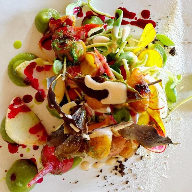 Dinner at Foliage in Franschhoek