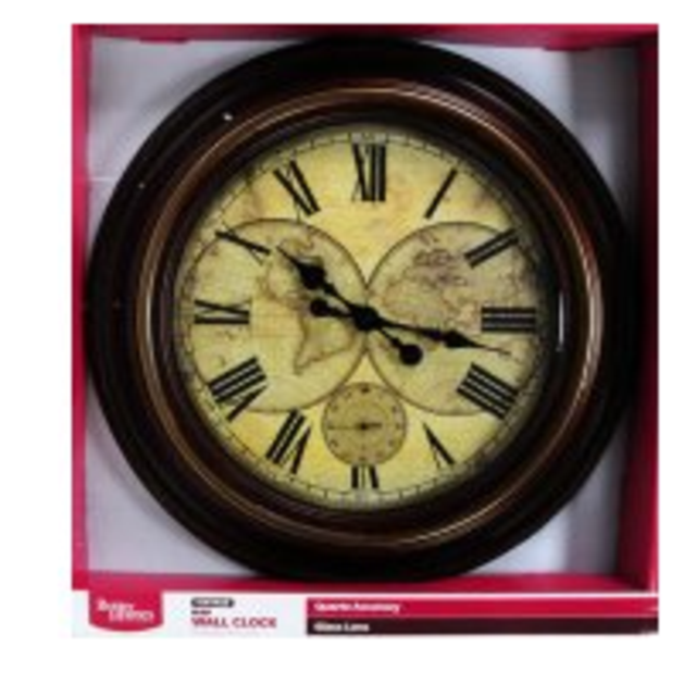 BHG Map Clock