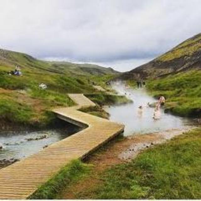 Hike to Reykjadalur Hot Springs