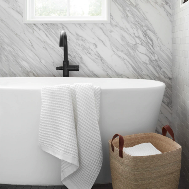 Imabari Waffle Bath Towel Set - White
