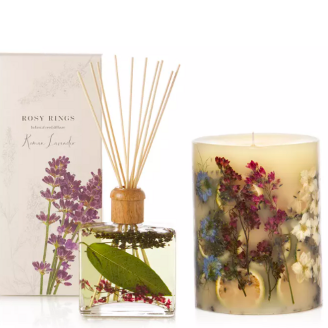 Rosy Rings Roman Lavender 5" Candle