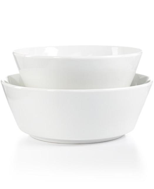 Martha Stewart Collection Everyday Entertaining Set of 2 Serving Bowls