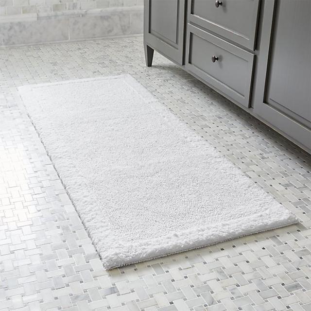 Ultra Spa White 24"x60" Bath Rug