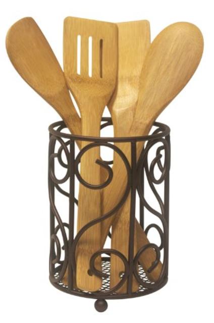 Home Basics Scroll Collection Cutlery Holder