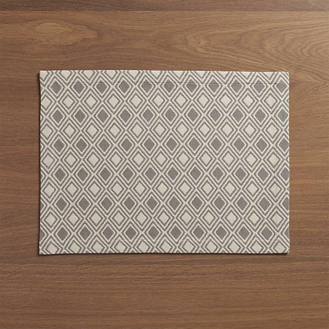 Zahara Grey Placemat