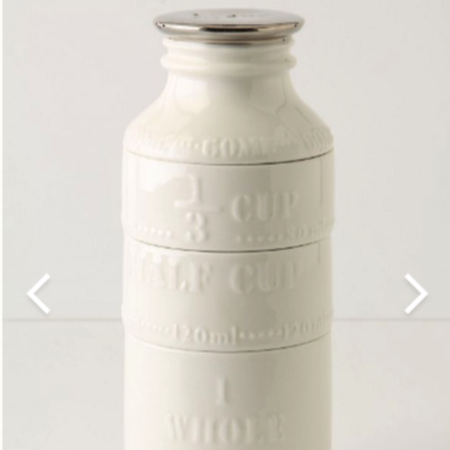 Milk Bottle Measuring Cups, Set of 4