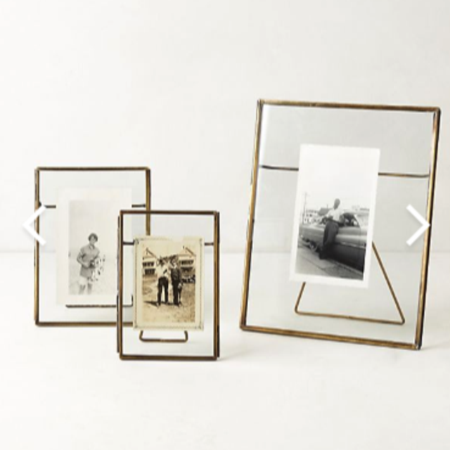 Pressed Glass Photo Frame 5"x7"