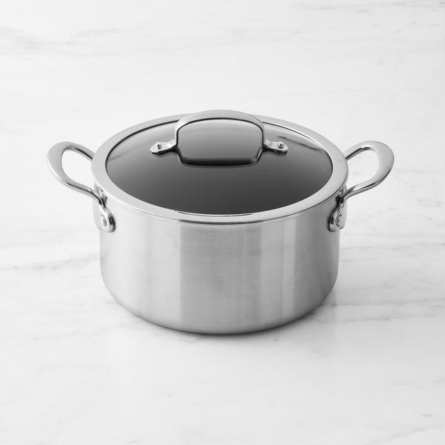 GreenPan™ Premiere Stainless Steel Ceramic Nonstick Covered Stockpot, 6-Qt.