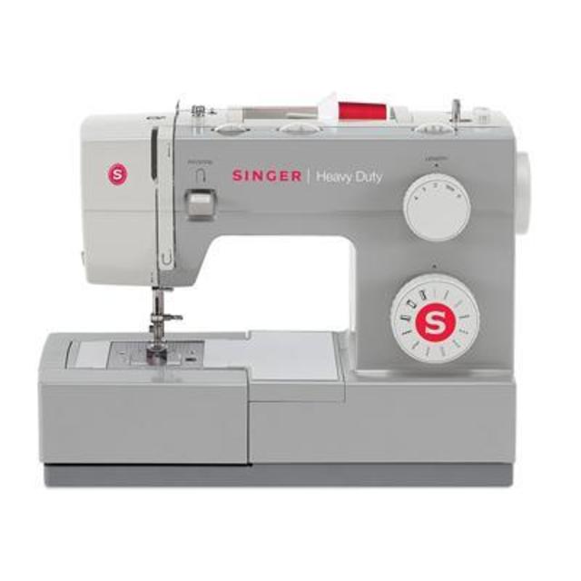 Singer | Heavy Duty 4411 Sewing Machine with 11 Built-in Stitches, Metal Frame and Stainless Steel BedPlate, Great for Sewing all Fabrics
