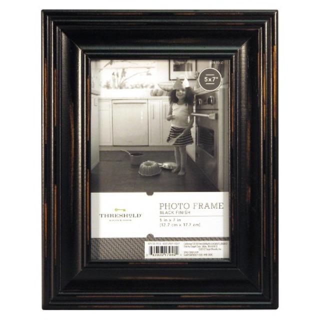 Threshold™ Distressed Wood - Black 5x7 product details page