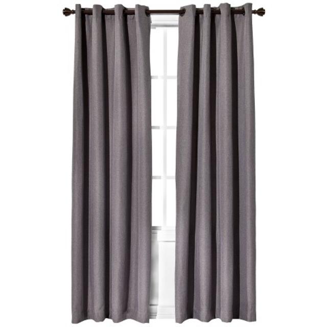 Eclipse™ Light Blocking Fairfax Thermaweave Curtain Panel product details page