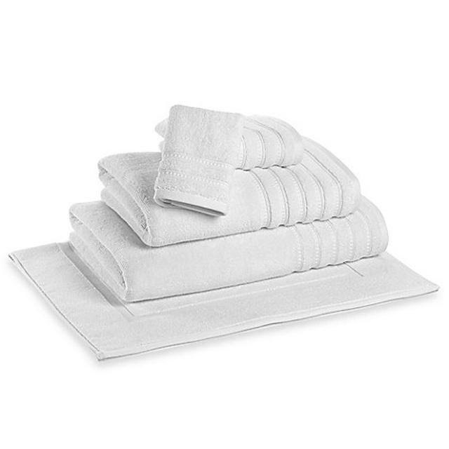 DKNY Luxe Bath Towel in White
