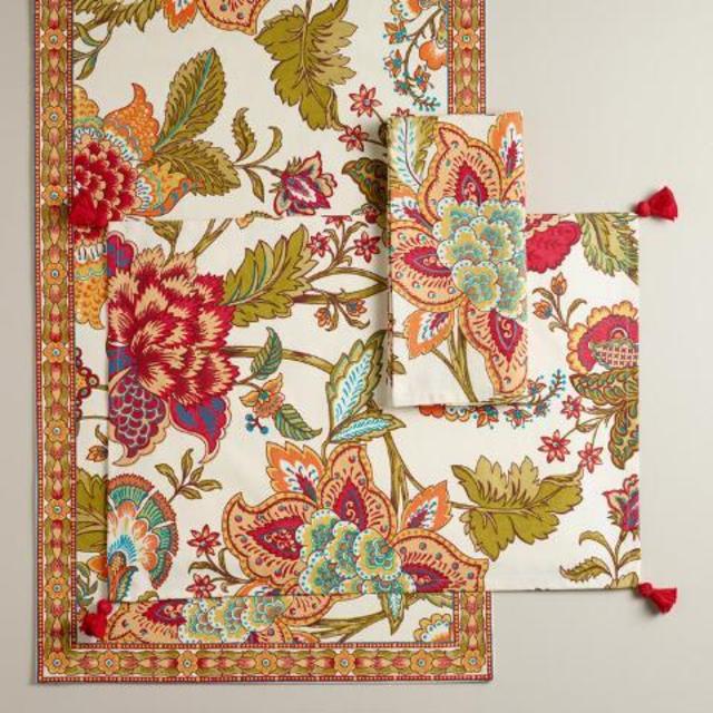 Kavita Floral Napkins, Set of 4