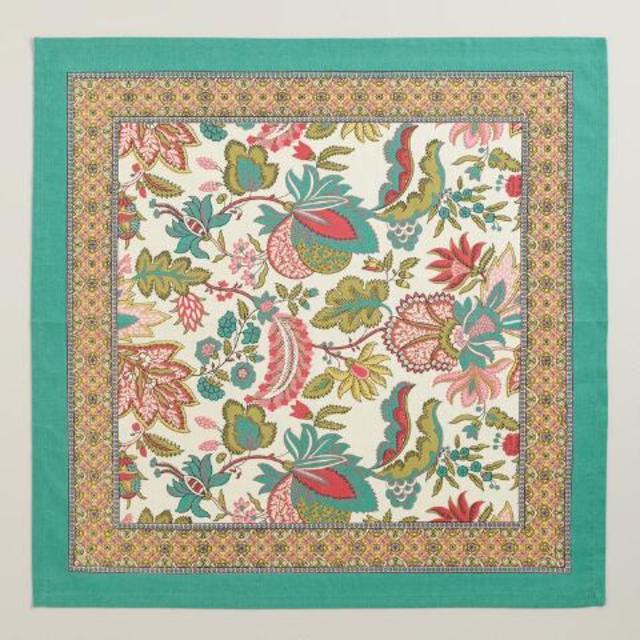 Palampore Floral Reeya Napkins, Set of 4