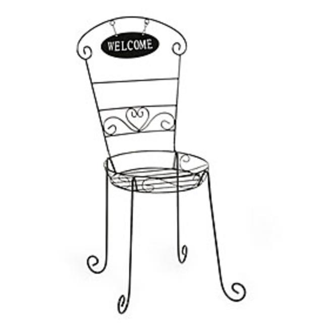 Welcome Chair Plant Stand