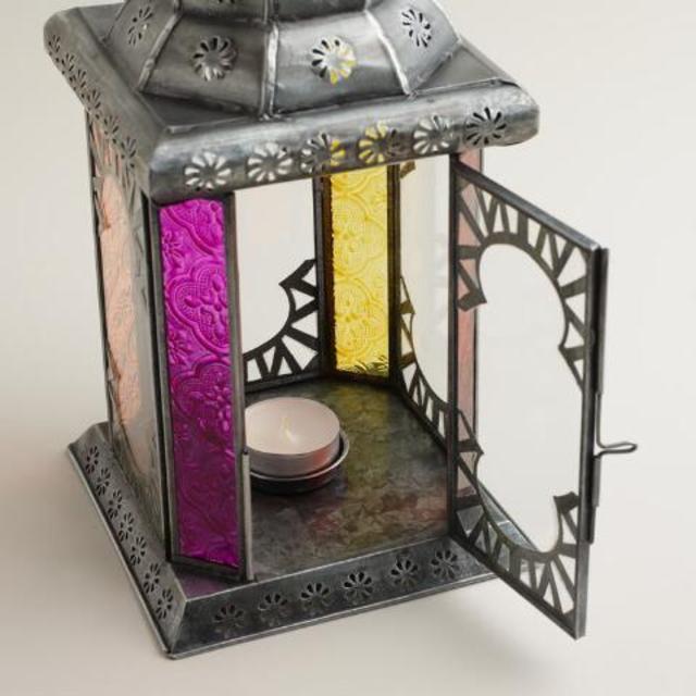 Warm Multicolor Tabletop Lantern