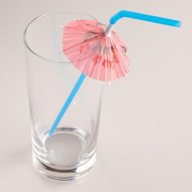 Umbrella Straws, Set of 24