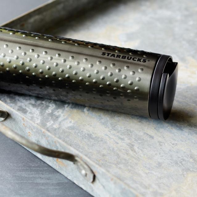 Stainless Steel Dot Tumbler - Charcoal, 16 fl oz