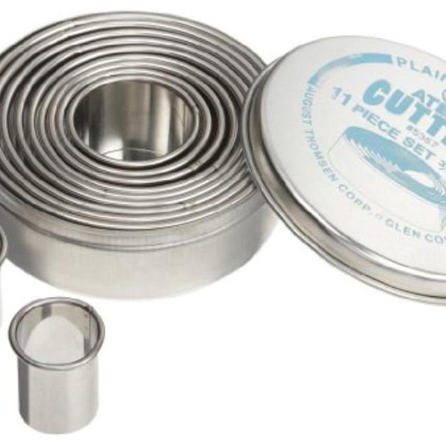 Ateco 5357 11 Piece Plain Round Cutter Set