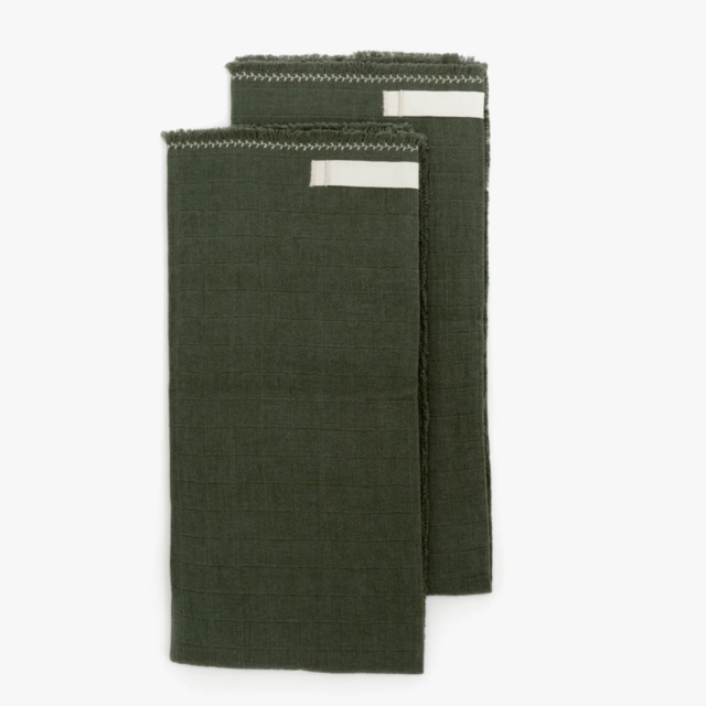 Branch Stitch Tea Towel, Set of 2
