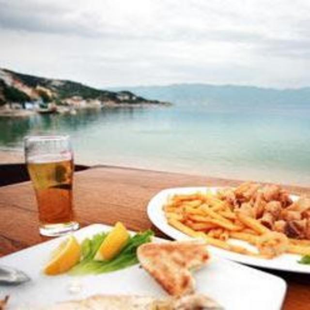 Dinner in Croatia - Honeymoon