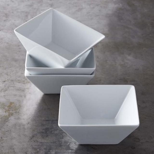 Williams Sonoma Open Kitchen Square Bowls, Set of 4
