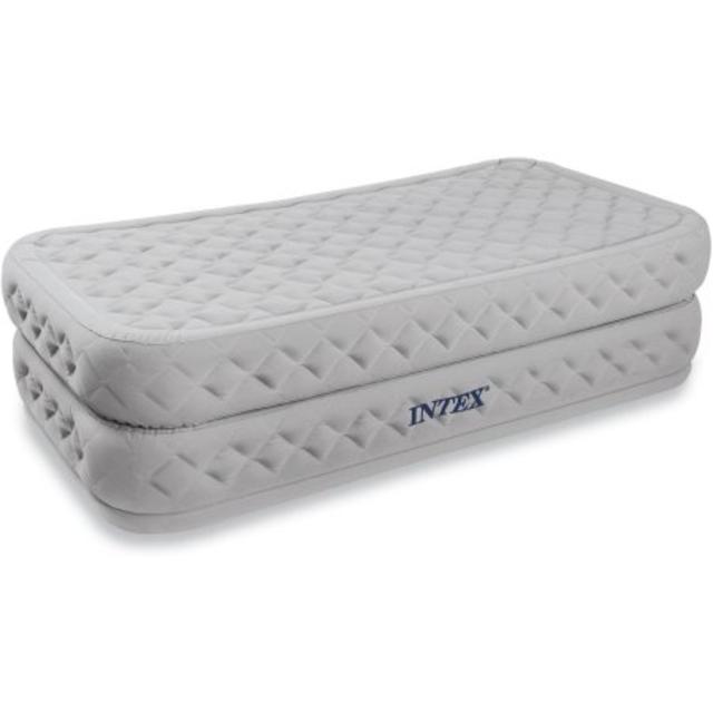 Intex Queen 20" DuraBeam Supreme Air Flow Airbed Mattress with Built-in Pump