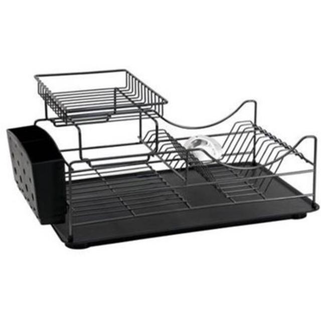 Better Homes and Gardens Wire Dish Rack, Black
