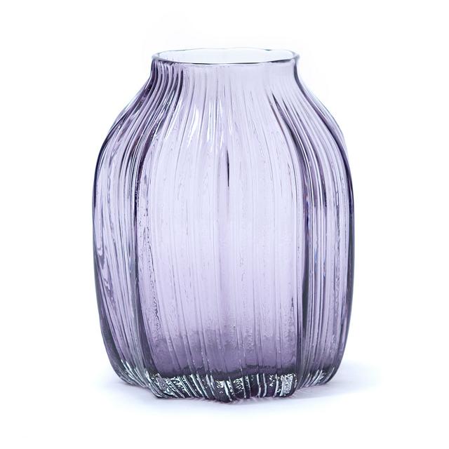 Padma Lakshmi Handmade Wide Pleated Vase