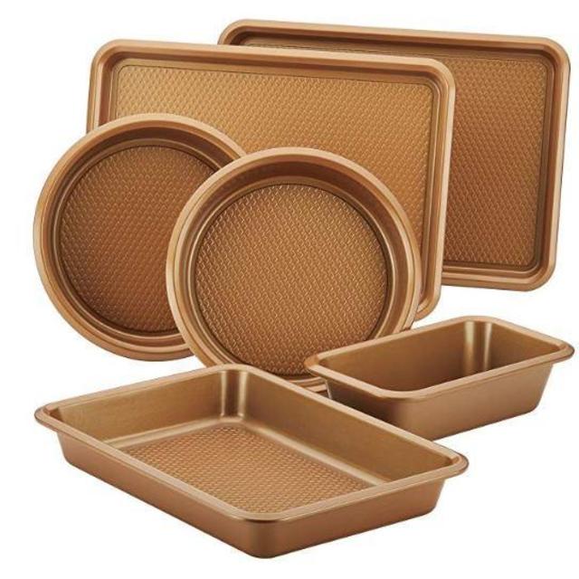 Ayesha Curry Bakeware Set, Copper, 6-Piece