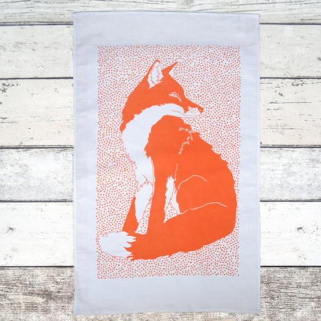 Fox Tea Towel 50% OFF