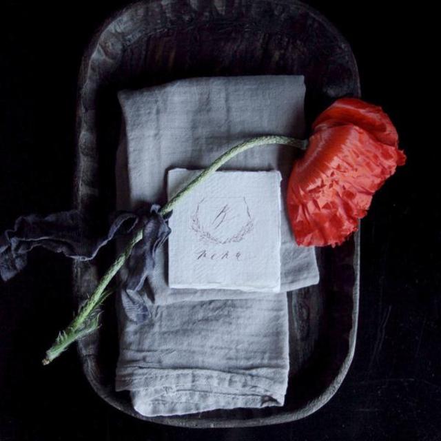 Gray Dyed Napkins