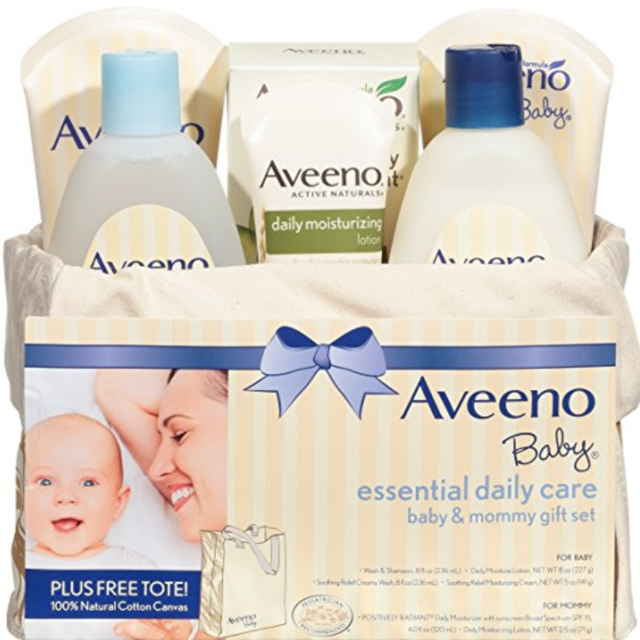 Aveeno Baby Mommy & Me Gift Set, Baby Skin Care Products