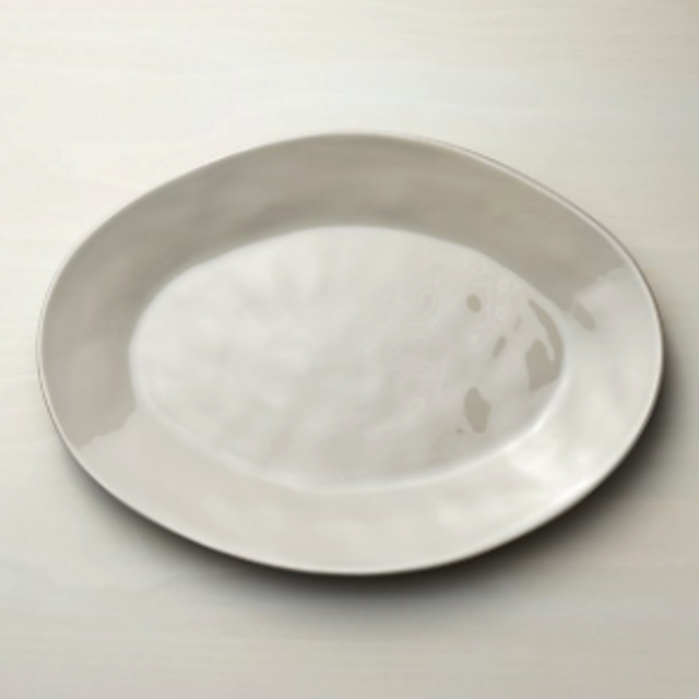 Marin Grey Large Oval Platter