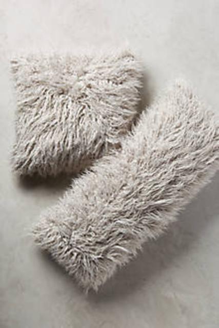 Shag Puff Pillow