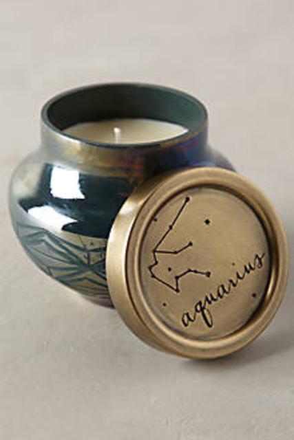 Capri Blue Zodiac Candle- Aquarius