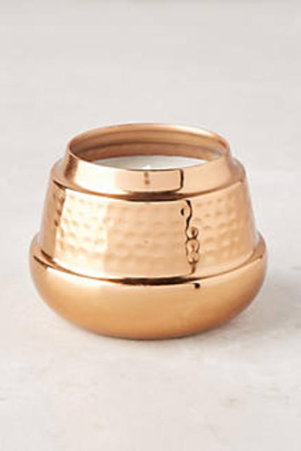 Capri Blue Tiered Copper Candle- Golden Saffron Medium