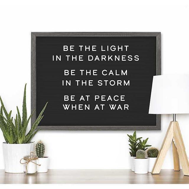 Black Letter Board Set