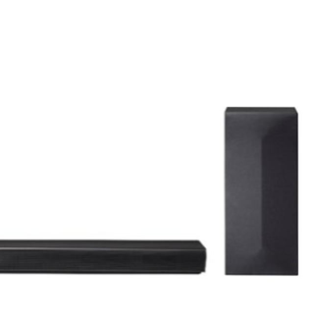 LG - 2.1-Channel 300W Soundbar System with Wireless Subwoofer - Black