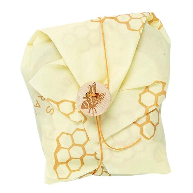 Bee's Wrap Sandwich Wrap, Eco Friendly, Reusable, and Sustainable Plastic Free Food Storage for Wrapping Sandwiches