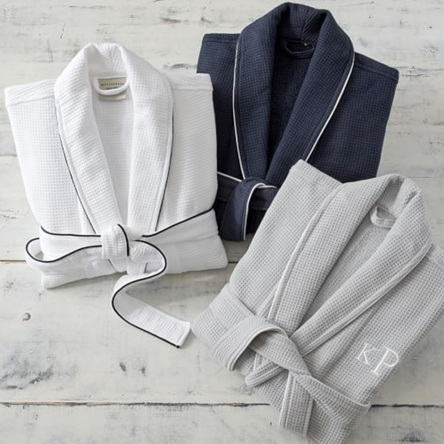 Hotel Piped Trim Robe