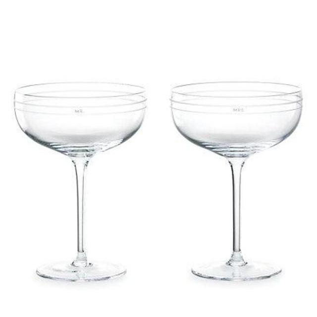 darling point crystal champagne glasses