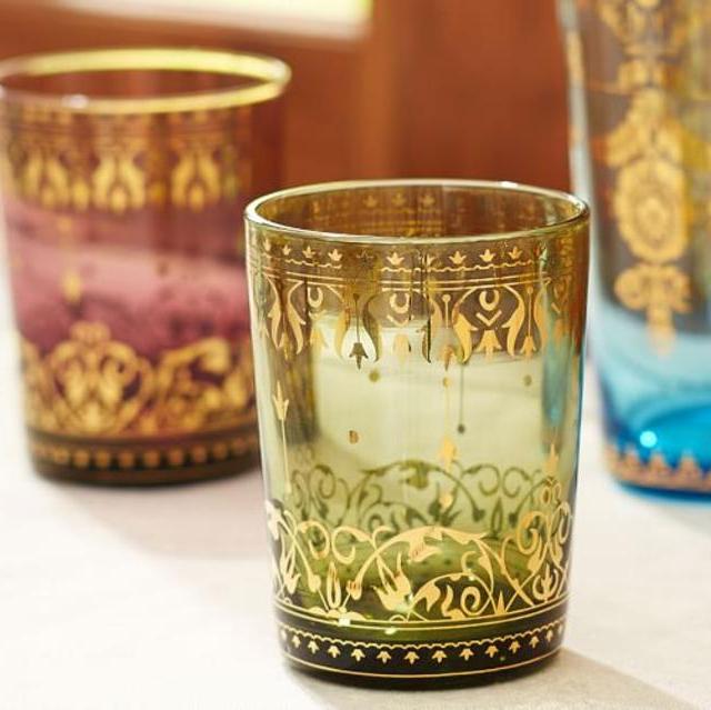 Moroccan Barware, Mixed Set of 4 - Double Old Fashioned