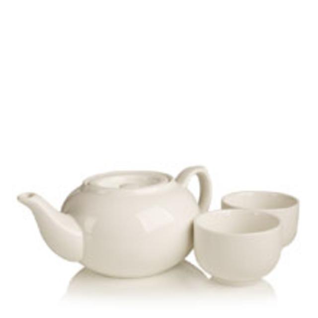 personaliTEA teapot/infuser + cups (white)