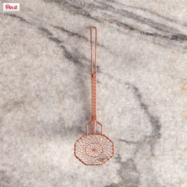 Hand-Woven Copper Servers