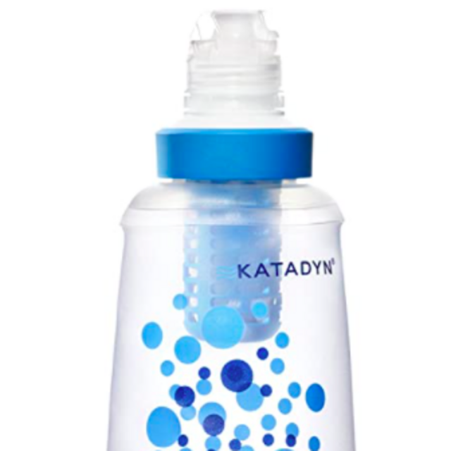 Katadyn BeFree 1.0L Water Filter, Fast Flow, 0.1 Micron EZ Clean Membrane for Endurance Sports, Camping and Backpacking, One Size, 8018006