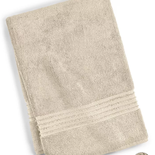 Hotel Collection Turkish Bath Towel, Color English Cream, 30" x 56"