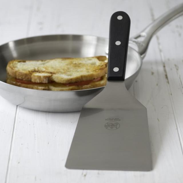 Wide Stainless-Steel Spatula, 6 1/3"